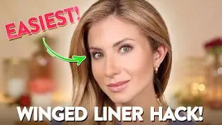 Easiest Winged Liner Makeup Hack for a Lift to the Eye!