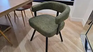 Shunzhi Modern Green PU Leather Dining Chairs Set of 2 Upholstered Dining Chairs |QUICK OVERVIEW|