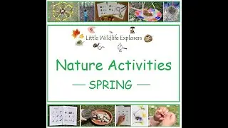 Little Wildlife Explorers NATURE ACTIVITIES for SPRING