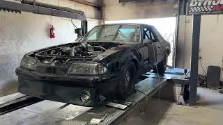 89 Foxbody - 88mm turbo dyno pull