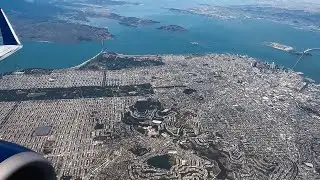 (STUNNING VIEWS OF SF!) Amazing Landing | Delta Boeing 737-800 | San Francisco