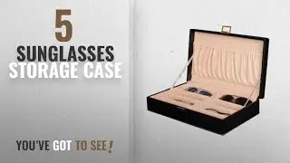 Top 10 Sunglasses Storage Case [2018]: Fico&trade; Sunglass Eye-wear Storage Organizer Box Case 8