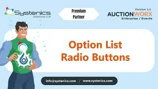 Configure Option List Radio Button Custom Fields for Lots in AuctionWorx Events 3.6