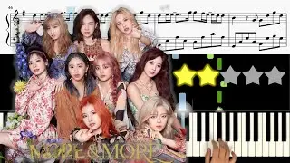 TWICE (트와이스) - MORE & MORE 《Piano Tutorial》 ★★☆☆☆