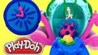 Play Doh Magical Carriage Disney Princess Cinderella Masha i medved  Маша и медведь Плей до Золушка