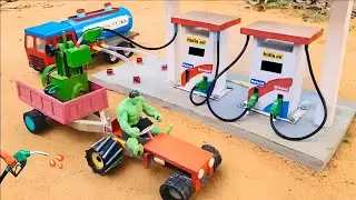 DIY Mini petrol pump | Tractor generator | Concrete batching plant | Science 