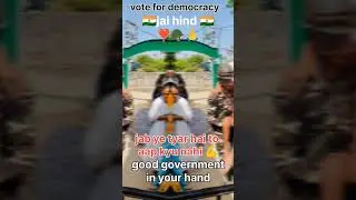 vote for democracy #election #electio2024 #army #soldier #commando #ssblife #mymotivation #viral