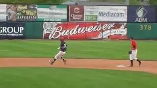 Dairo Gonzalez-2b off wall- PG PreDraft Showcase  2013-game