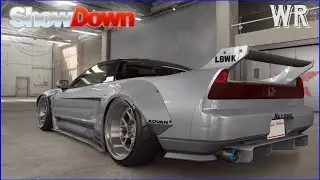 【CSR2】LB Works NSX-R (gold) 9.757 WR for launch manual, shift & tune