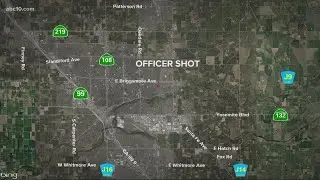 Police officer in critical condition following chase, shootout in Modesto