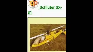 Schluter sx 81 rc helicopter (not for kids)