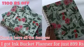 Ink Bucket Planner for 899RS |Does it contain all features | Ink bucket undated planner Flipthrough