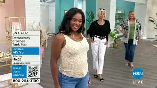 Democracy Crochet Tank Top