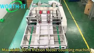 Max width 60cm friction feeder counting machine #frictionfeeder  #counting #machine #dispenser