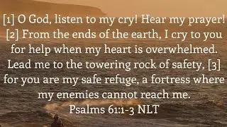 10/10 Prayer/Fasting Ps 61:3 for you are my safe refuge, a fortress where my enemies cannot reach me