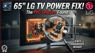 LG 65 Zoll 65UP81009LR only 4 Years old - Keine Funktion - No Power   PFC Power Factor Control Issue
