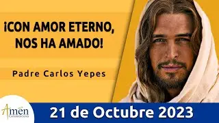 Evangelio De Hoy S&aacute;bado 21 Octubre  2023 l Padre Carlos Yepes l Biblia l Mateo 11, 25-30 l Cat&oacute;lica