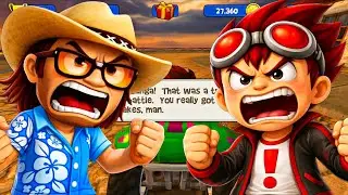 Rez DESTROYS Beach Bro Boss! (Intense Fight!) &mdash; Beach Buggy Racing 