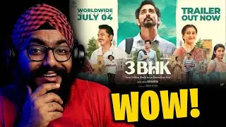 3BHK Trailer REACTION | Siddharth