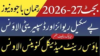 Budget 2026-27 pay scale revise, disparity allowance, house rent medical allowance increase demands 