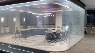 Smart Film&reg; Radius Shape Conference Room