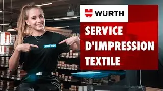 Personnaliser et imprimer des v&ecirc;tements de travail ? C&rsquo;est possible avec W&uuml;rth! 👕