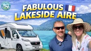 Vanlife France - Fantastic Aire, Stunning Lakeside Cycling and Mont du Chat Challenge!