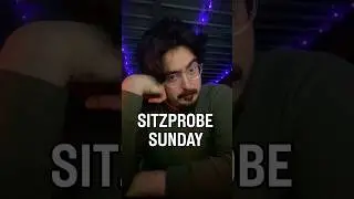 Sitzprobe Sunday no.1: &ldquo;Sitzprobe Sunday!&rdquo; #musicaltheatre #music #shorts #newmusical #fyp #composer