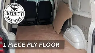 The BEST van floor in the world.. MADE BY ROBOTS!!