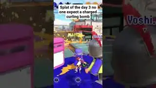 Unpredictable Curling Bomb Takes Down Opponent - Splat of the Day 3 #Splatoon3