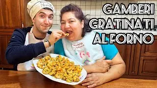 GAMBERI GRATINATI AL FORNO - 