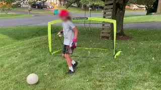 Mom's Mini Review: Franklin Sports Blackhawk Backyard Soccer Goal