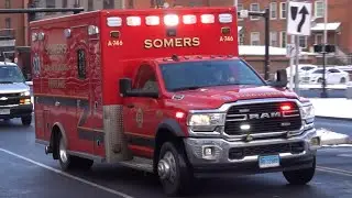 Somers Fire Department Ambulance 746 Responding 