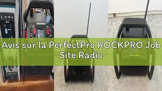 Avis sur la PerfectPro ROCKPRO Job Site Radio