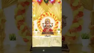Ganpati decoration ideas for 2025 #shorts #ganeshchaturthi #decoration