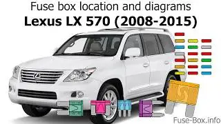 Fuse box location and diagrams: Lexus LX570 (2008-2015)