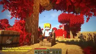 Minecraft 1.16.5 - Falling Leaves mod