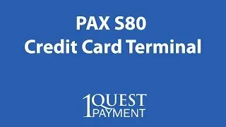 PAX S80 CTLS Credit Card Terminal