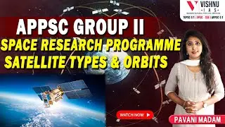 APPSC Group 2 Space Research Program: Satellite Types, Satellite Orbits Best IAS Coaching Hyderabad