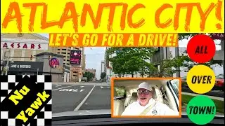 🟡 Atlantic City Driving Tour: Let's Drive Around & See What's Going On! Boardwalk To Marina & More!