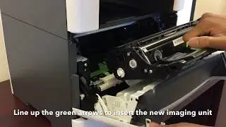 How to Replace a Lexmark MX410de Imaging Unit