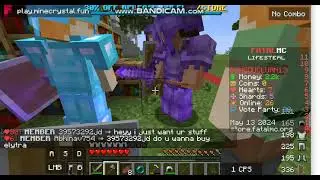 playing a lifestel in java ip play.minecrystal.fun