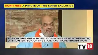 Home Minister Amit Shah Exclusive Interview With Rahul Joshi | Full Interview | CNBC-TV18