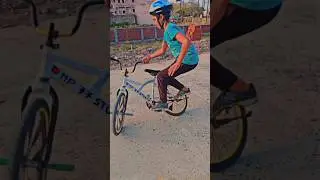 new bmx stunts 💯 180* bar spin _ #cycle #mtb rider yash18💜😈