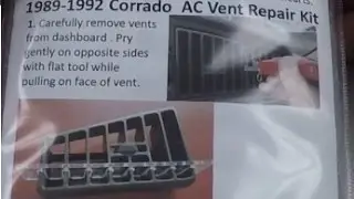 Corrado AC vent repair