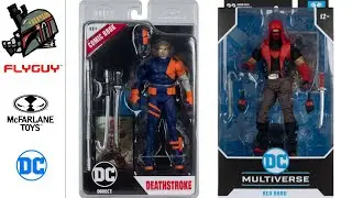 McFarlane Toys DC Direct Deathstroke Rebirth & DC Multiverse Red Hood Dawn of DC Figure Reviews