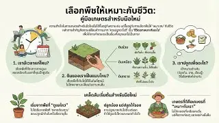 หยุดปลูกตามกระแส! ถ้าไม่อยากเจ๊ง...ต้องตอบ 3 ข้อนี้ให้ได้ก่อนลงมือปลูก