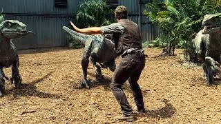 Owen saves boy  |  Jurassic World  |  Chris Pratt