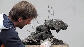 Mufo-en Creation of a Larix Decidua Rockplanting (Ishizuki) Part 1