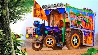 monster dj pickup gabbar dj mini pickup dj set tractor dj viral video trainding dj vlog video 2023